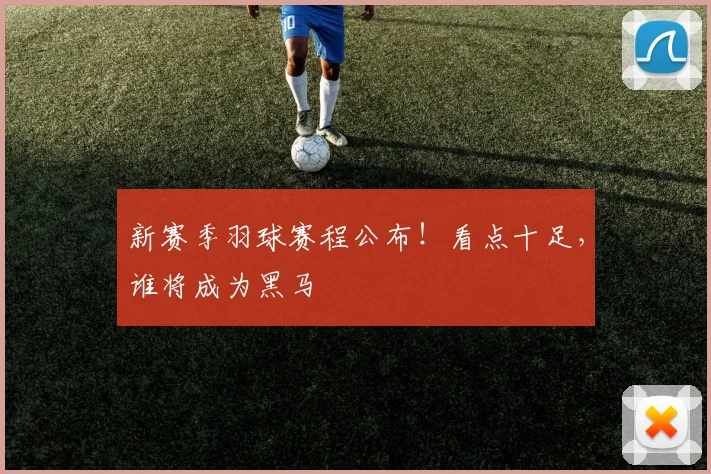 新赛季羽球赛程公布！看点十足，谁将成为黑马